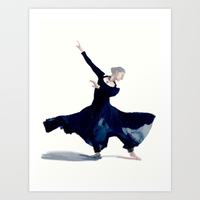 Flamenco Dancer Metal Tabletop Art