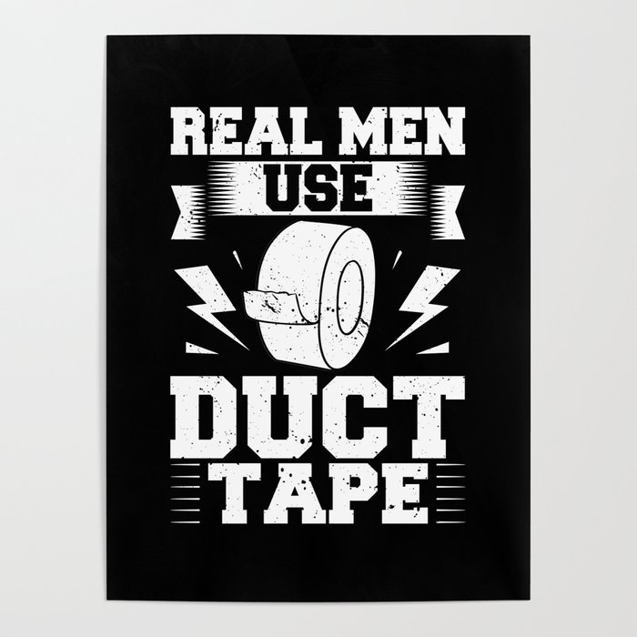 Duct Tape Roll Duck Taping Crafts Gaffa Tape Poster