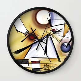 Cubist Justice Wall Clock