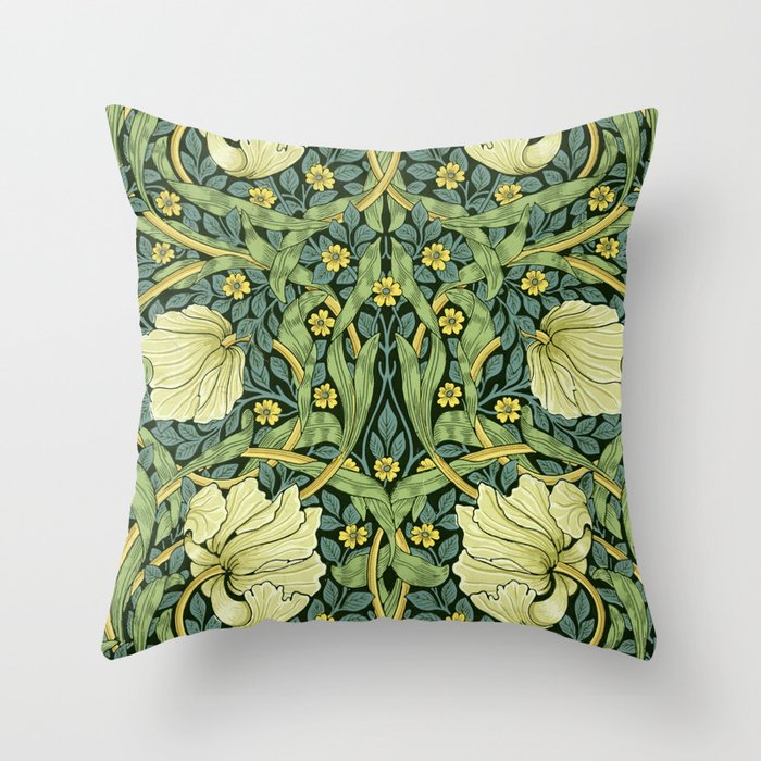Pimpernel, 1876 by William Morris Throw Pillow
