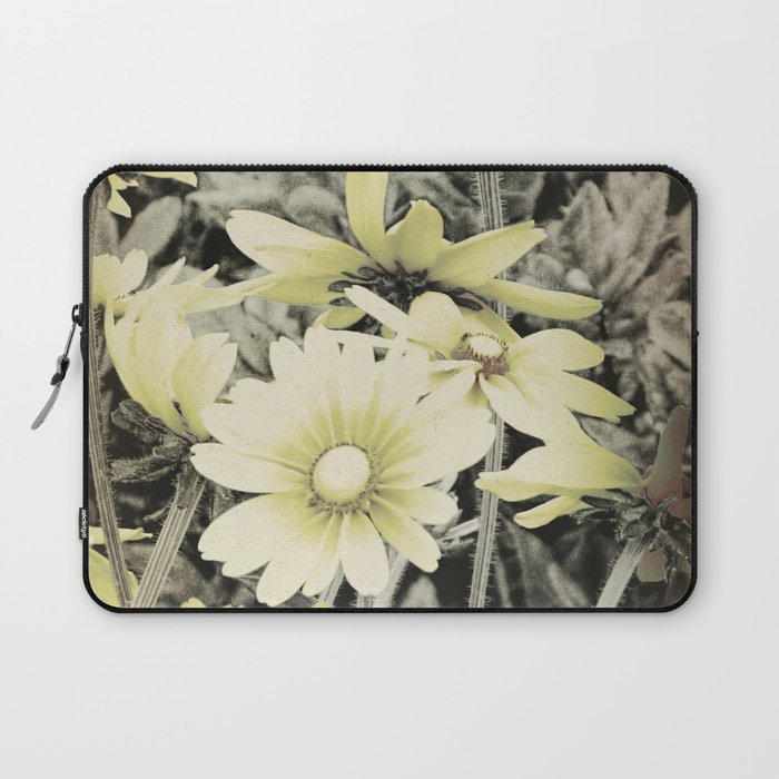 Faded Yellow Daisy Flower Rustic Home Decor A277 Laptop Sleeve By Rustic Home Decor A277 Laptop Sleeve