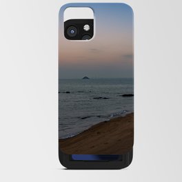 China Photography - Beautiful Beach By The Pink Sunset iPhone Card Case