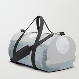 Abstraction_MOONLIGHT_BLUE_HORIZON_OCEAN_POP_ART_0328M Duffle Bag