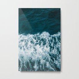 Espuma oscura en el mar Metal Print | Color, Ibiza, Playa, Verano, Photo, Turquesa, Menorca, Azul, Bajoelmar, Hdr 