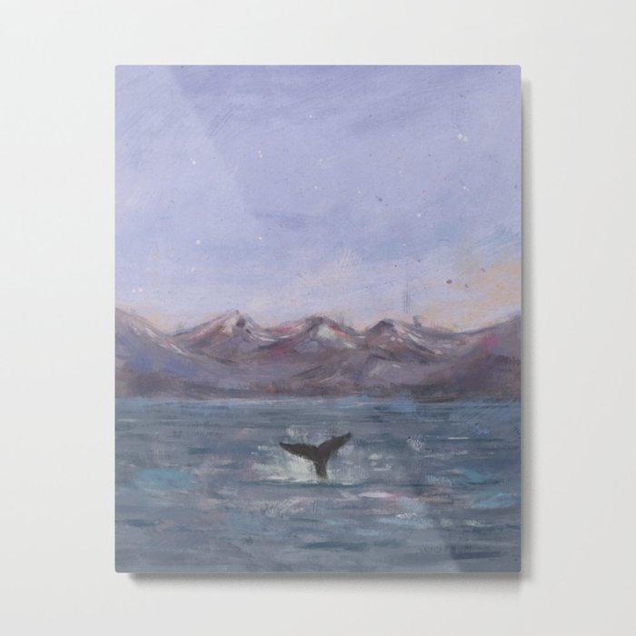 Whale Metal Print