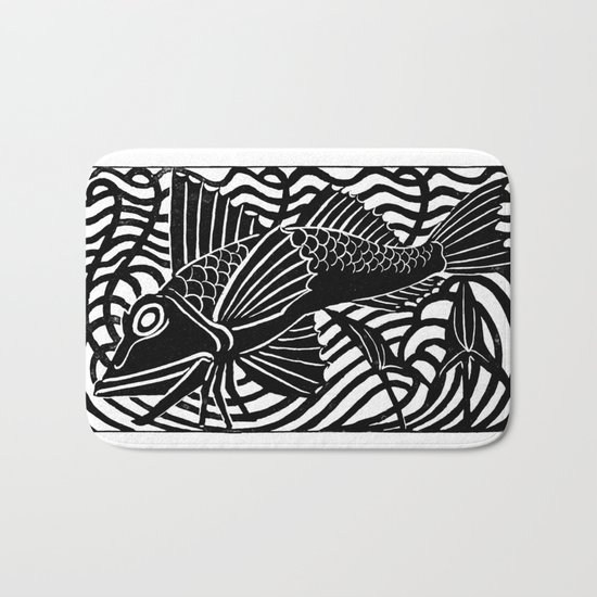 Fish Bath Mat