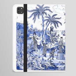 Chinoiserie Blue Landscape iPad Folio Case