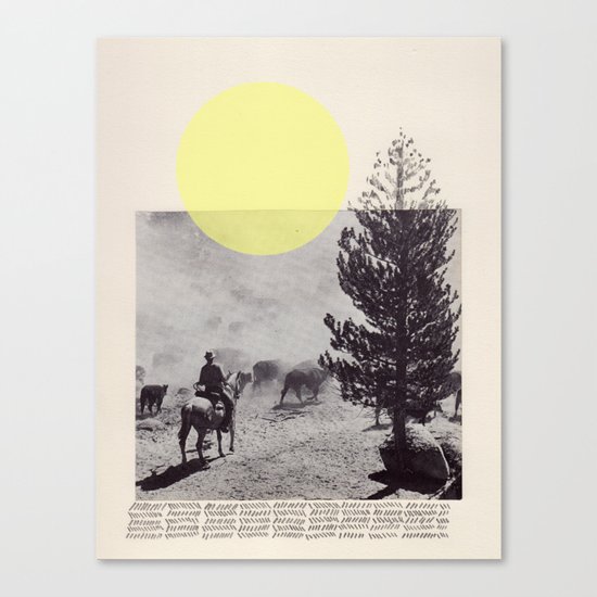 Many a trip continues long after movement in time and space have ceased. Canvas Print