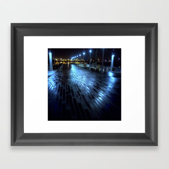 Night Walk Framed Art Print