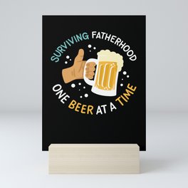 Surviving Fatherhood Mini Art Print