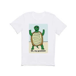 Drunk Turtle w/caption T Shirt
