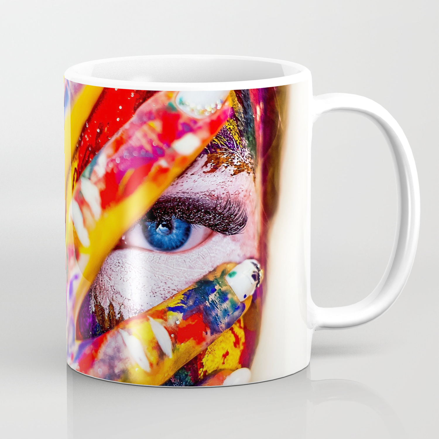 Digital Painting Art Colors Hd Designs Coffee Mug By Hdx