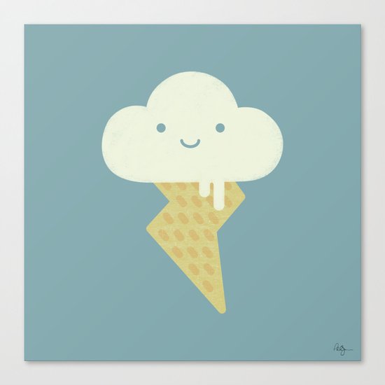 Stormy and Sweet Canvas Print