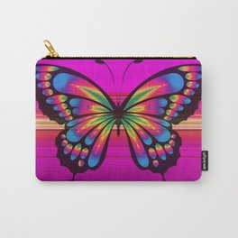 Vibrant, Decorative Butterfly Carry-All Pouch
