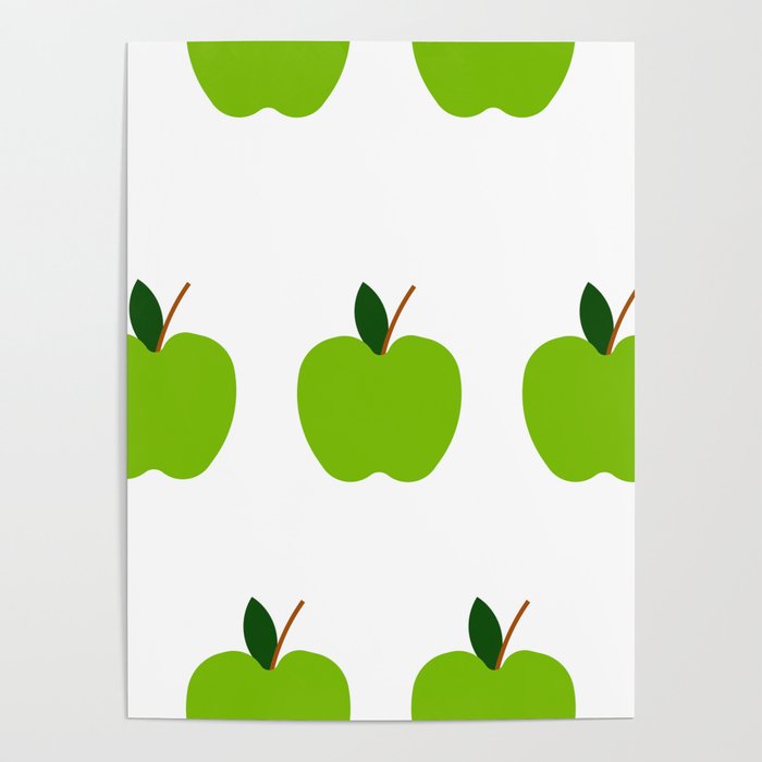 Green Apples Poster