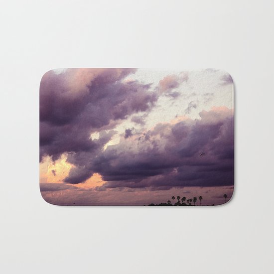 Tropical Sunset Bath Mat