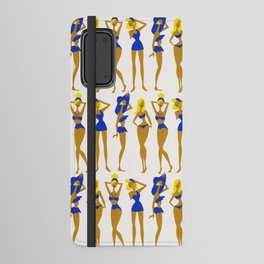 Beach Bombshells – Blondes in Blue Android Wallet Case
