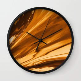 Lush Coffee Wall Clock | Luxury, Pattern, Lush, Watercolor, Texture, Homedecor, Digitalart, Officeart, Decor, Coffee 