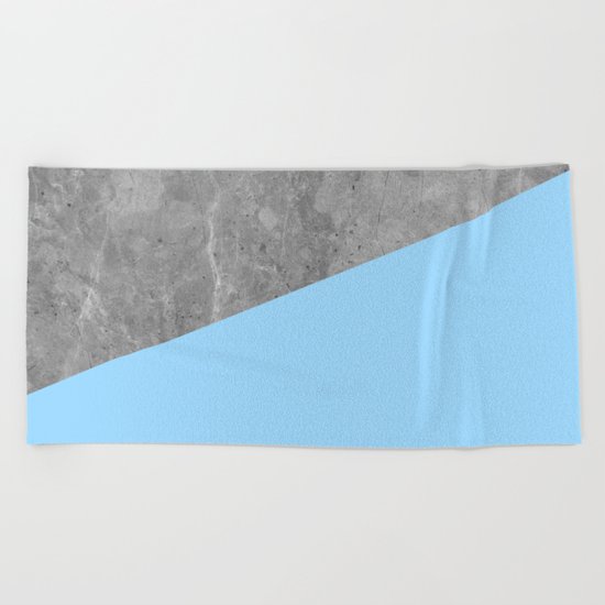Geometry 101 Blue Raspberry Beach Towel