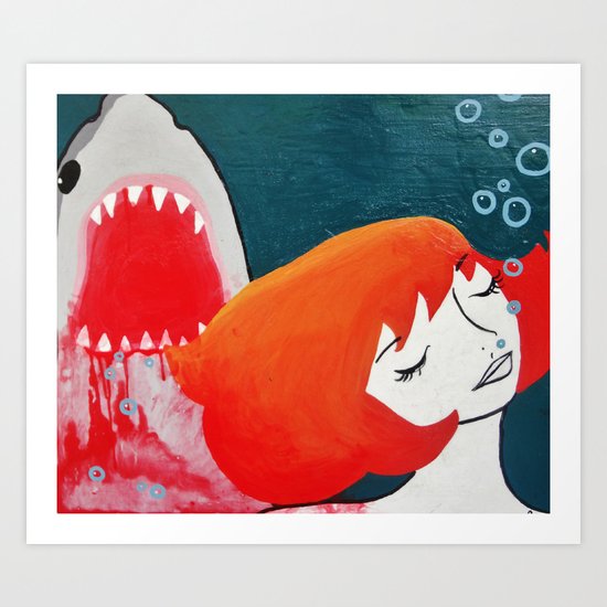 shark week dreams Art Print