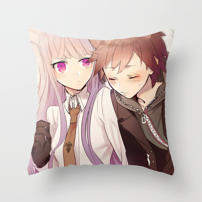 Danganronpa Enoshima Junko Throw Pillow by RivkaEscobar Society6