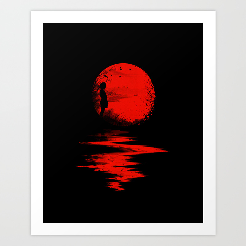 The Land Of The Rising Sun Art Print By Nicebleed Society6