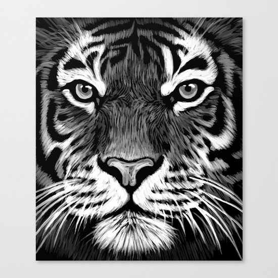 Tiger Painting Canvas Print