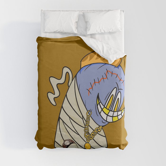 Odd Being 3 - The Mad Mummy Duvet Cover