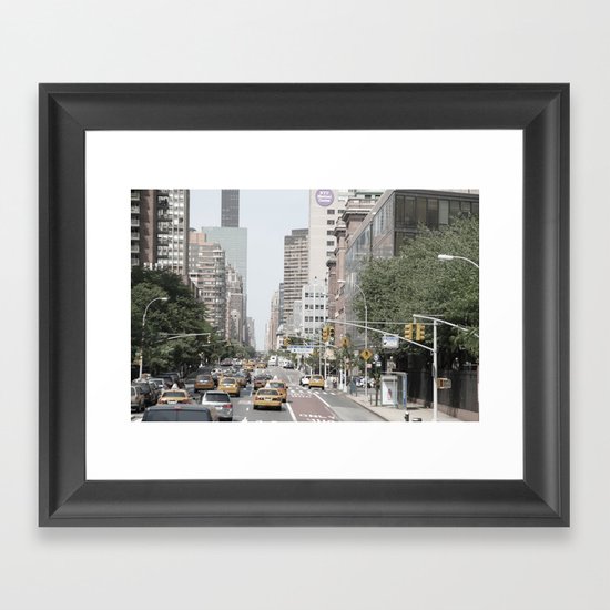 New York City Taxi Framed Art Print