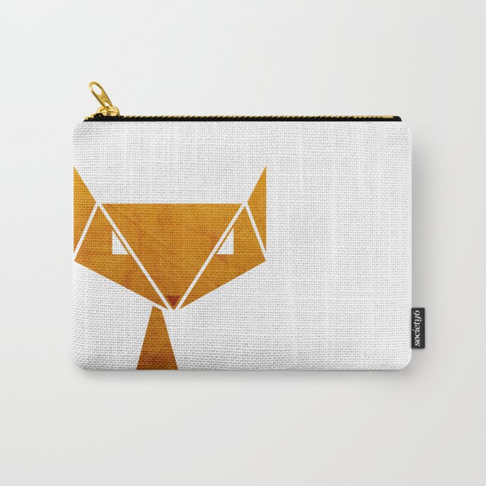 Origami Fox Carry-All Pouch