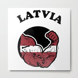 Latvia Metal Print | Latvia, Europeanunion, Eucountries, Eu, Euflags, Latviagift, Country, Europe, Latviamapgift, Latviamap 