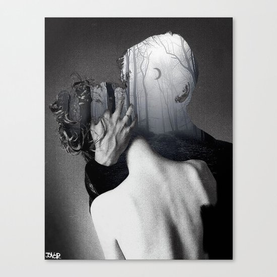 in the forest of love Canvas Print