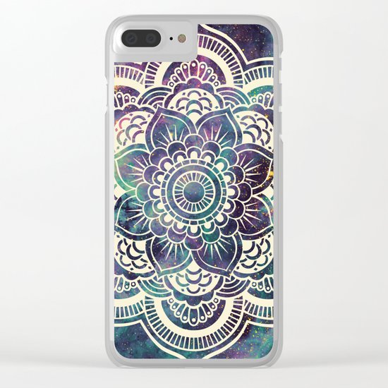 Galaxy Mandala : Deep Pastels Clear iPhone Case