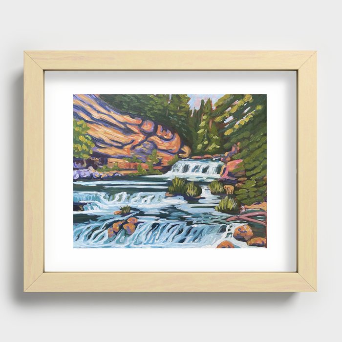 Amnicon Falls Recessed Framed Print