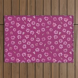 Cherry Blossoms Pattern 02 Outdoor Rug