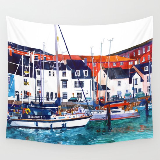 Weymouth Port Wall Tapestry