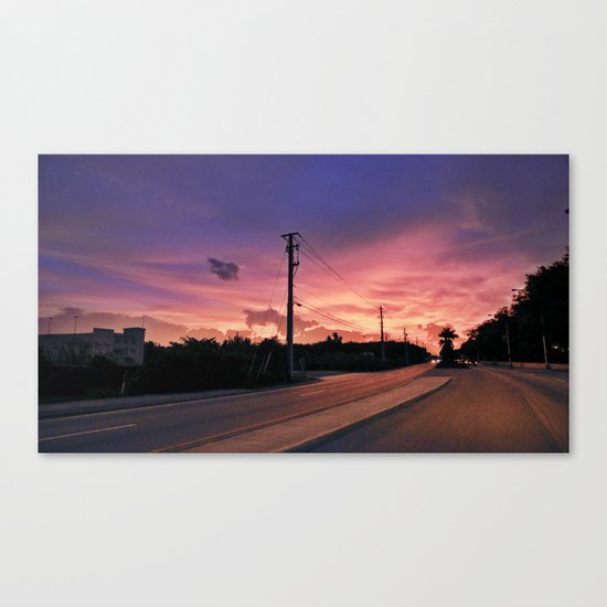 Miami Sunrise Canvas Print
