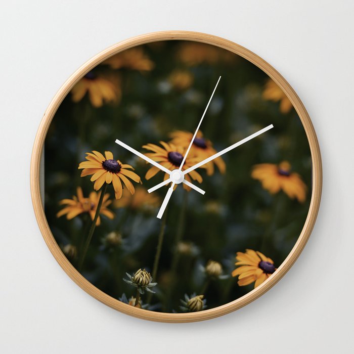 Fleur IV Wall Clock