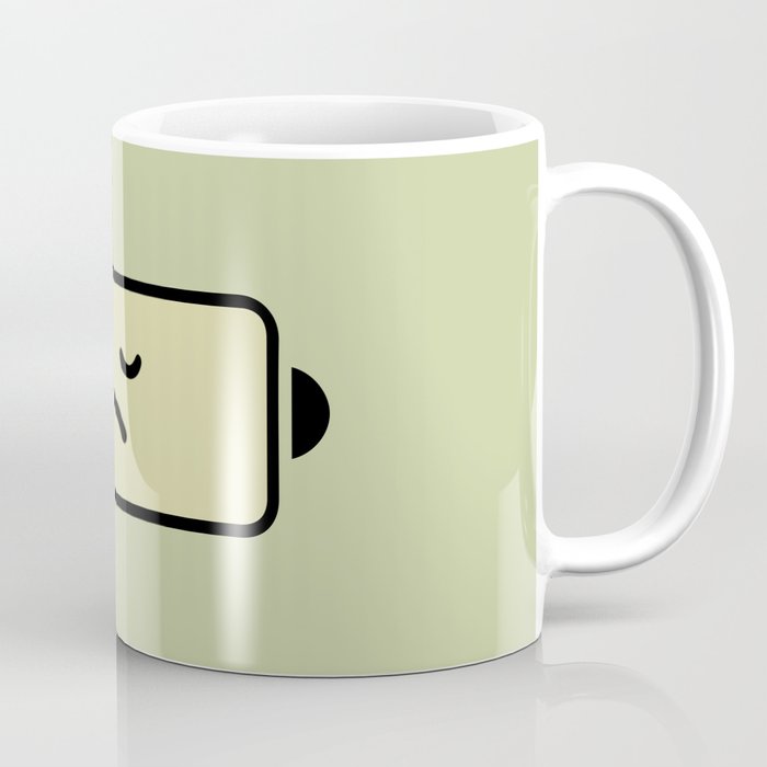Sad Battery Coffee Mug by Good Sense