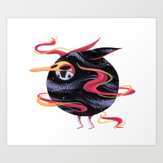 Space Traveller Art Print