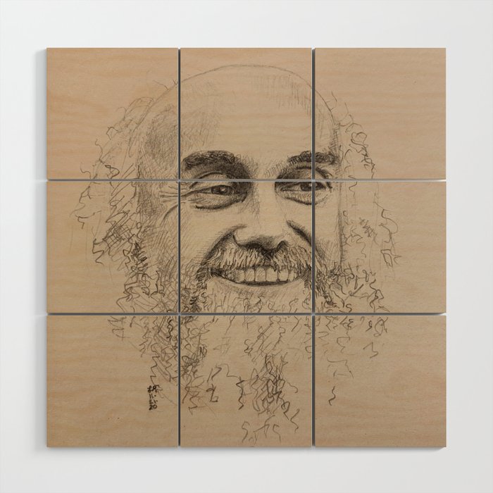 Ram Dass Wood Wall Art