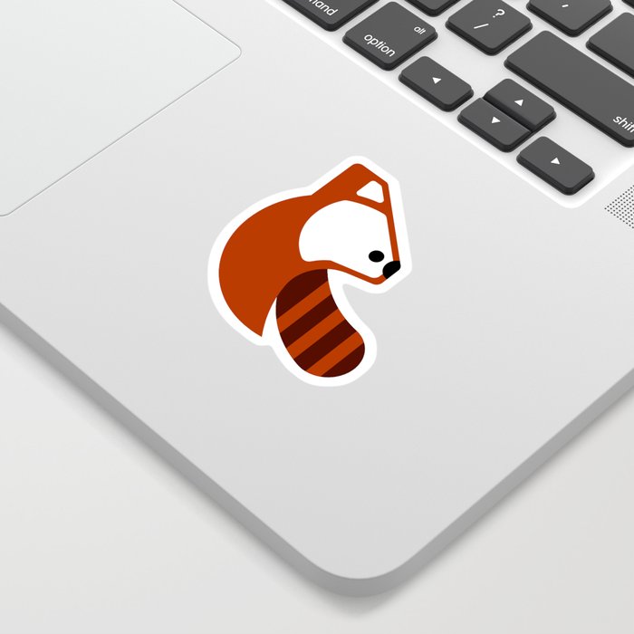 R for Red Panda Sticker