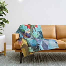 Wings-Of-Fire all dragon Throw Blanket