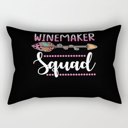 winemaker viticulture winery team Rectangular Pillow