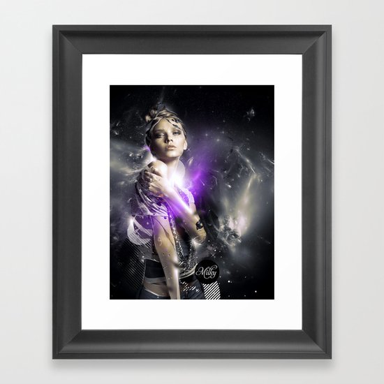 Milky Framed Art Print