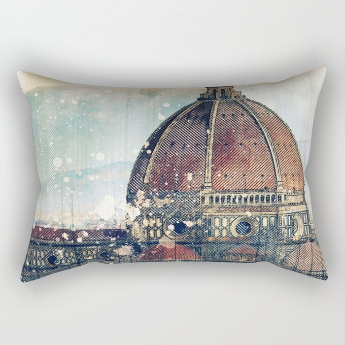 Florence - Cattedrale di Santa Maria del Fiore Rectangular Pillow