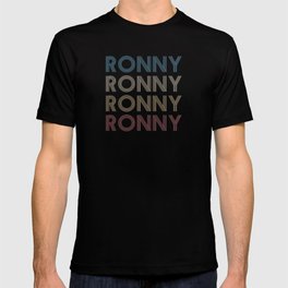 Ronny Name I Retro First Name T-shirt