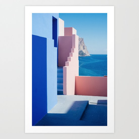 Colour architecture Art Print