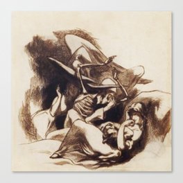 Dante Gabriel Rossetti Faust Canvas Print