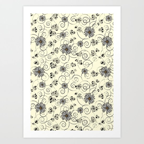my heart is dancing Art Print
